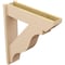 Ekena Millwork 7 1/2-in W x 30-in D x 34-in H Funston Slat Rough Cedar Woodgrain TimberThane Outlooker, Primed Tan OUTUR075X30X34FST24RCPR - alternate 6